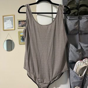 Striped bodysuit